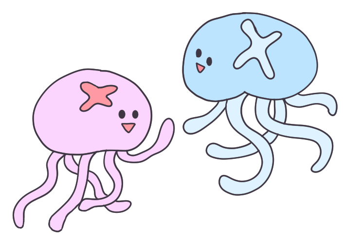 クラゲのイラスト